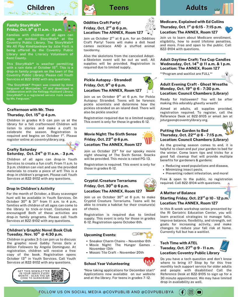 Coventry Newsletter, page 2