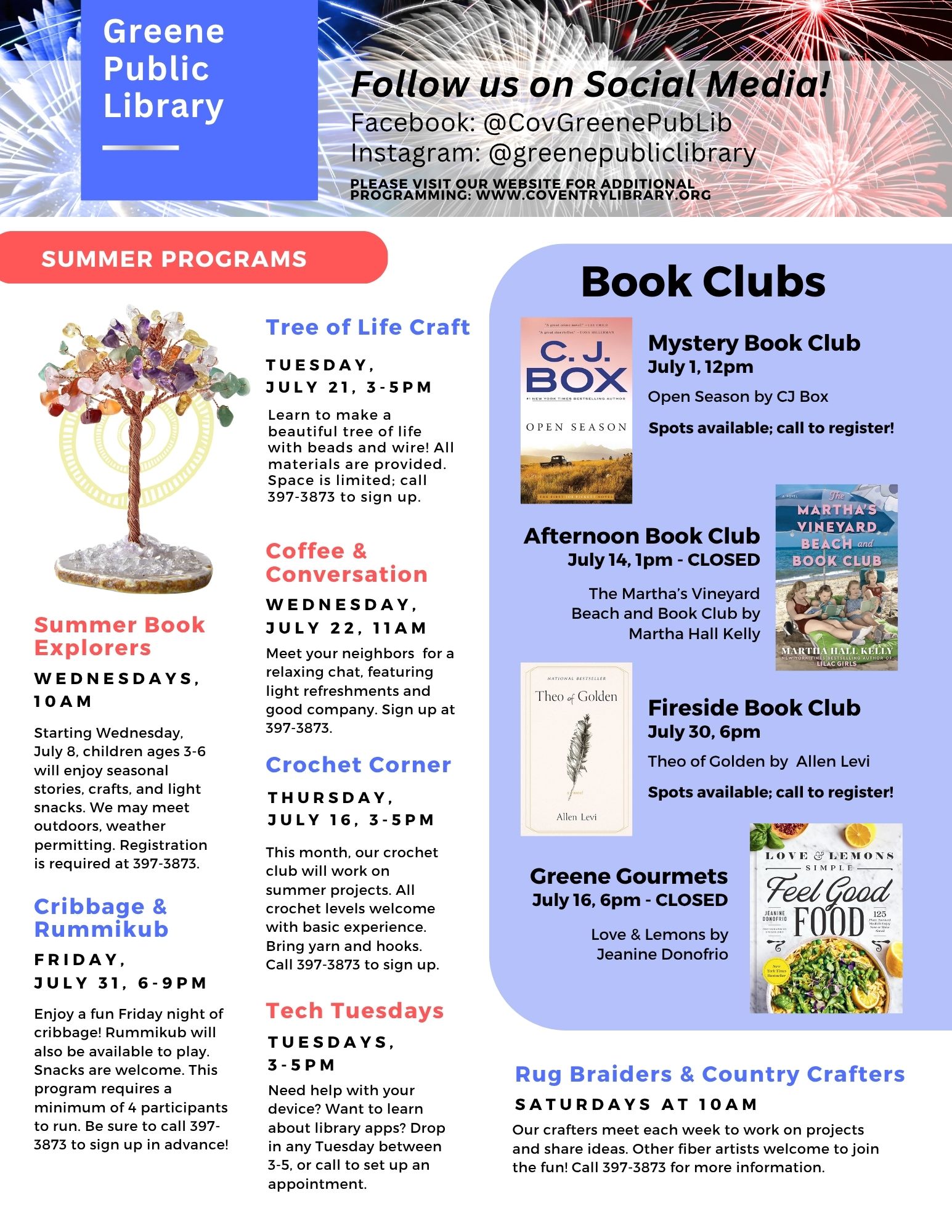 Greene Newsletter, page 2