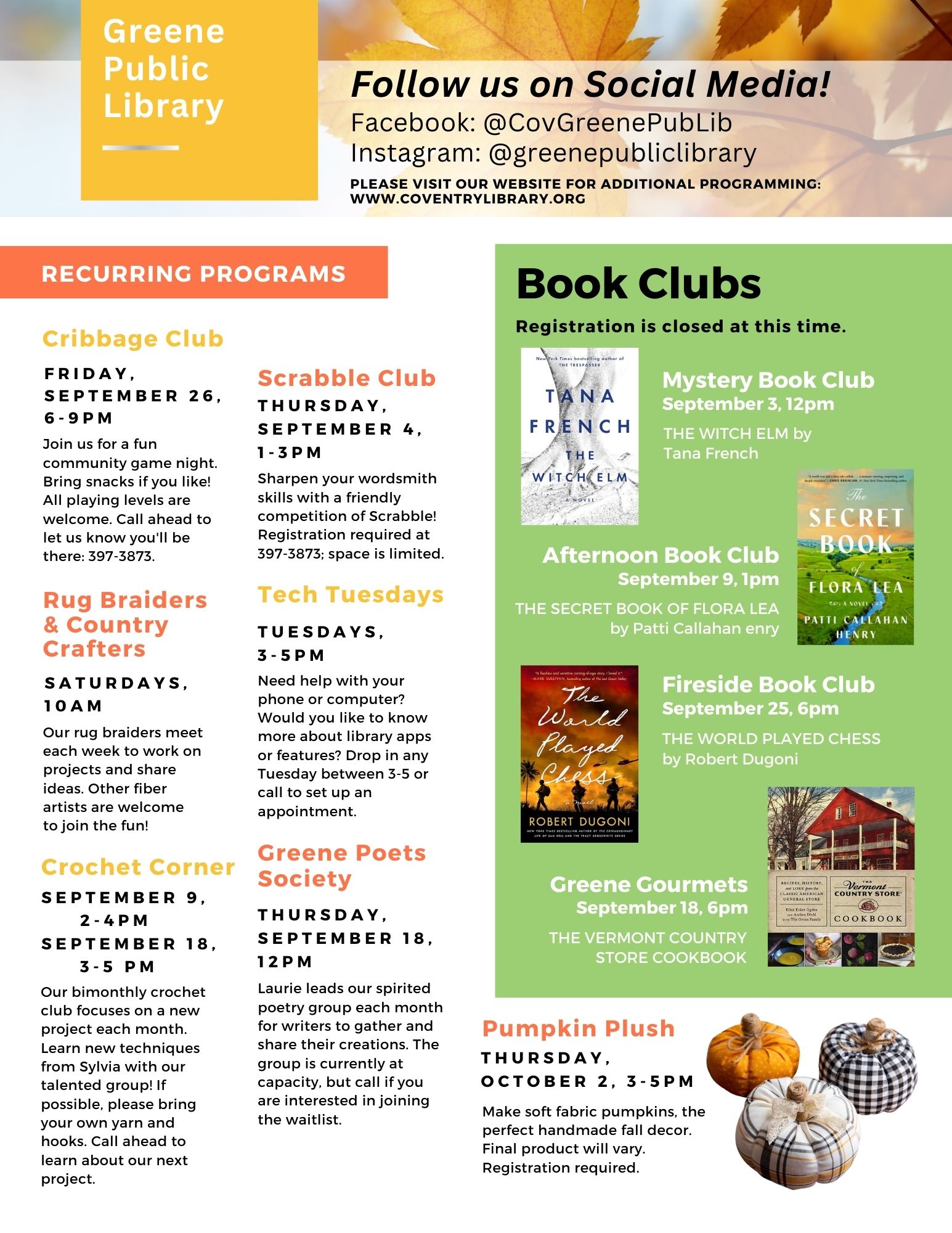 Greene Newsletter, page 2