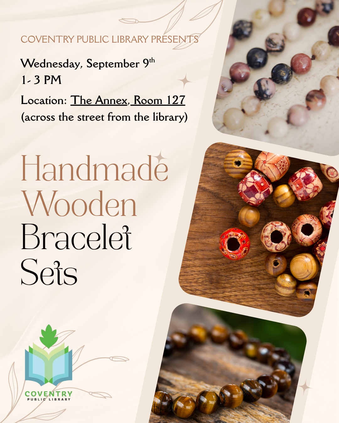 Adult Daytime craft at the Coventry Public Library