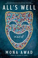 book cover drama mask made of pills