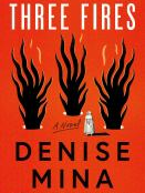 red book cover with 3 black flame fires and a small cloaked figure
