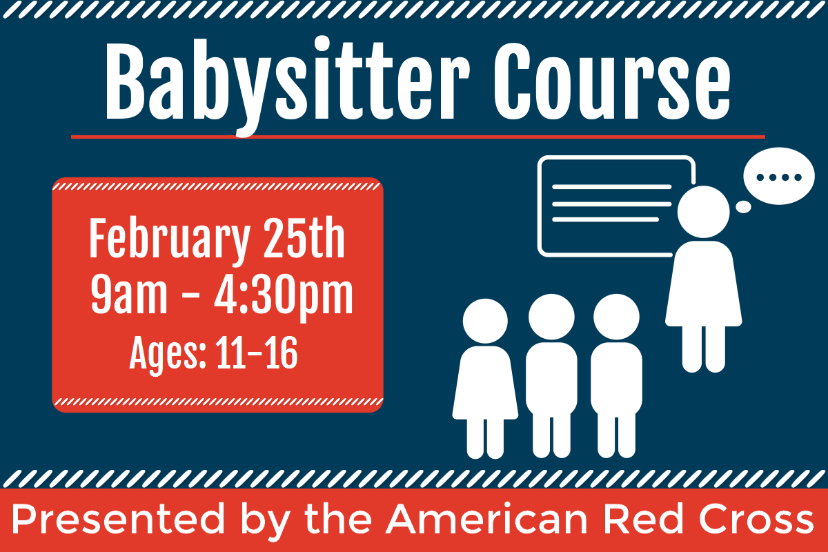 babysitter course february 25th ages 11-16