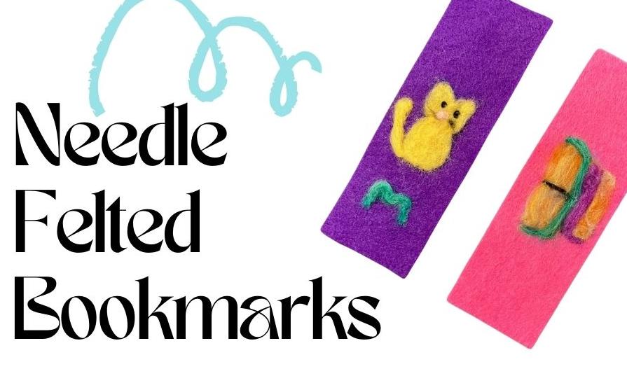Make needle felted bookmarks at the Coventry Public Library!