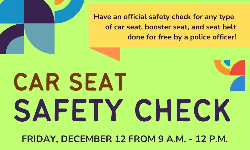 Car Seat Safety Check at the Coventry Public Library