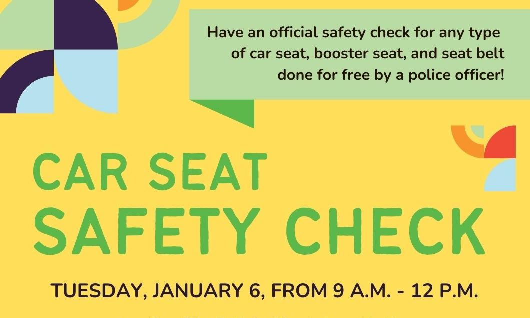 Get a free car seat safety check!