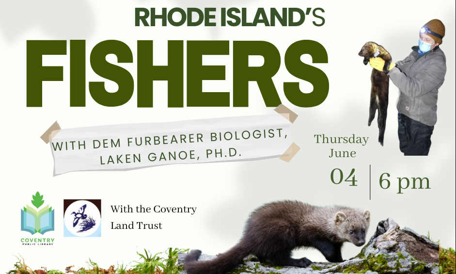 Coventry Public Library program on Rhode Island Fishers Fisher Cats